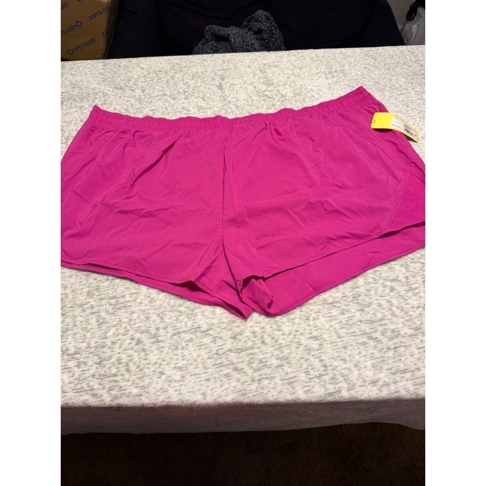 all in motion womens hot pink running athletic shorts 4x
